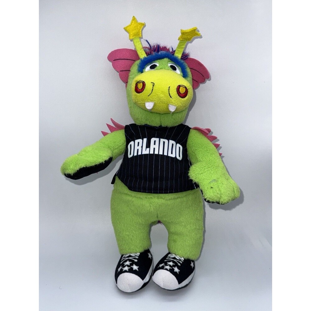 Orlando Magic Stuff the Magic Dragon Plush Mascot NBA Vintage Bleacher Creatures